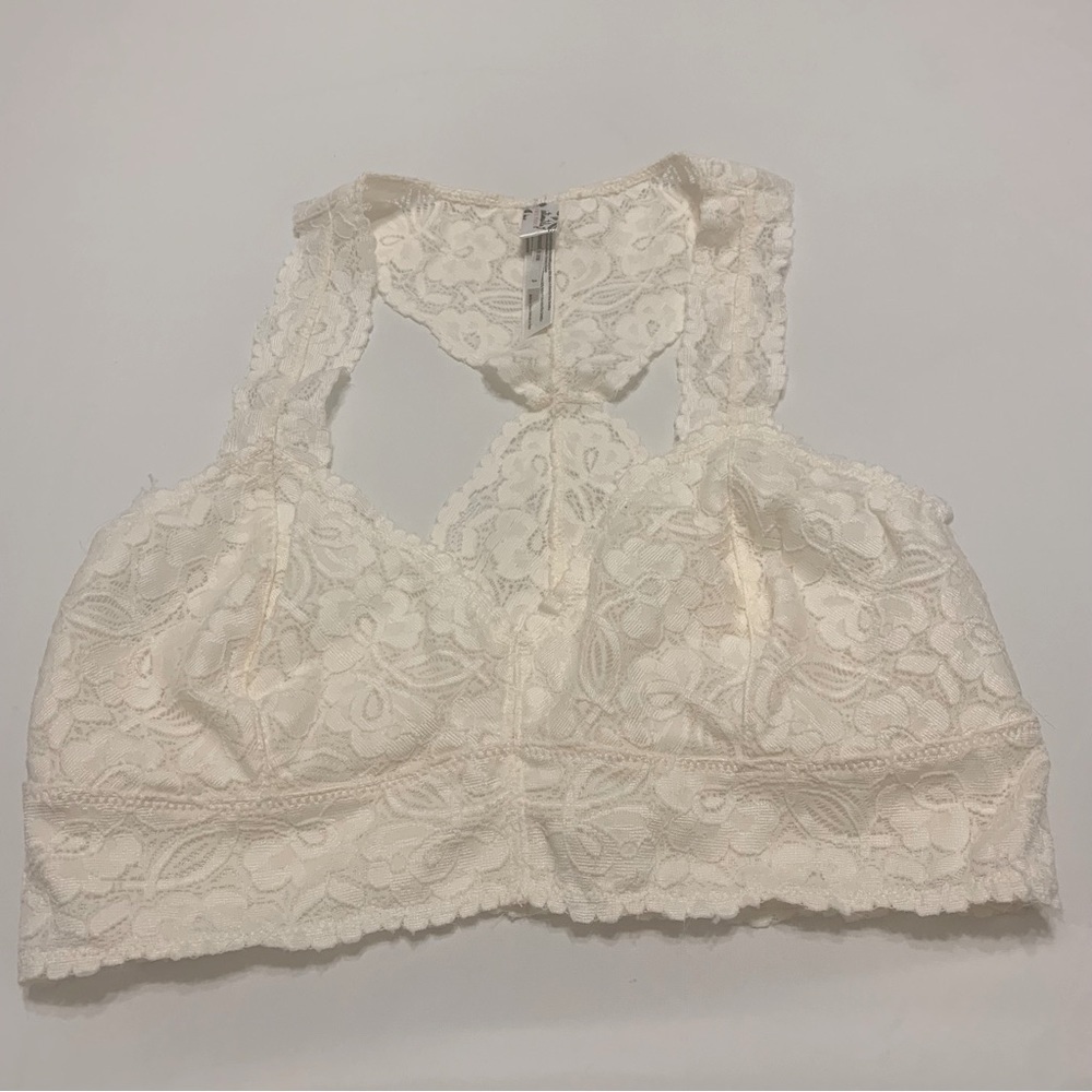 Intimately Free People Lace No Wire Racerback Unlined Bralette